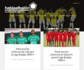 Hablaelbalon.com(Hablaelbalón) Screenshot