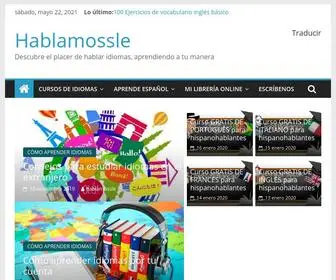 Hablamossle.com(Descubre el placer de hablar idiomas) Screenshot