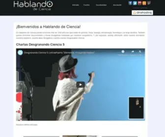 Hablandodeciencia.com(Artículos) Screenshot