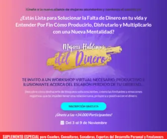 Hablemosdeldinero.com(Mujeres, Hablemos del Dinero) Screenshot