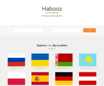 Habooz.com(Find your dream job here. Habooz) Screenshot