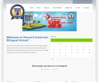 Habs.edu.kw(Harvard American Bilingual School) Screenshot