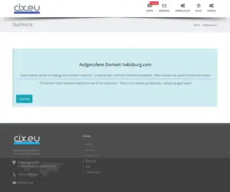 Habsburg.com(Viennacix internet services) Screenshot