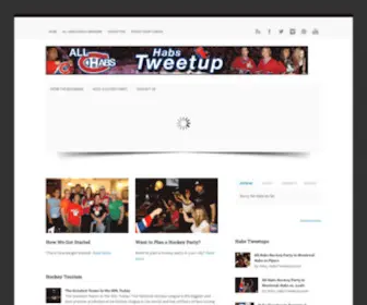 Habstweetup.com(Habs Tweetup) Screenshot