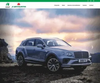 Habtoormotors.com(Automobile distributor in UAE) Screenshot