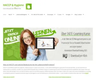 Haccp-Hygienemanagement.de(HACCP) Screenshot