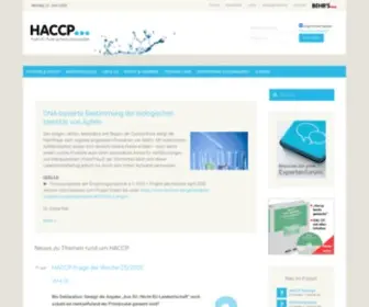 Haccp.de(Willkommen) Screenshot