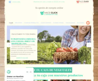 Haceclick.com.ar(Somos la alternativa saludable para que te conectes de nuevo con los sabores en casa) Screenshot