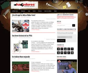 Hacedores.com(Maker Community) Screenshot