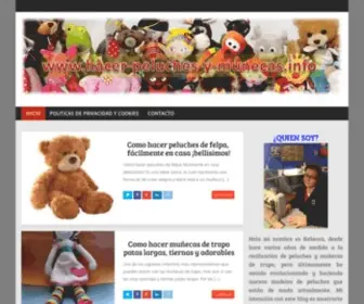 Hacer-Peluches-Y-Munecas.info(Como hacer peluches y muñecos de todo tipo) Screenshot