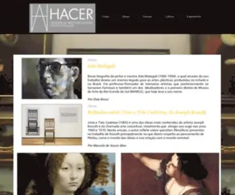 Hacer.com.br(Portal hacer) Screenshot