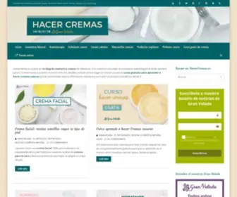 Hacercremas.es(Cosmetica casera) Screenshot