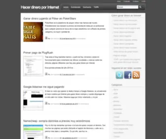 Hacerdinerointernet.net(Hacer Dinero por Internet) Screenshot