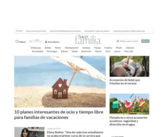 Hacerfamilia.com(La Revista de la Familia) Screenshot