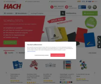 Hach.de(Werbegeschenke & Werbemittel für Ihre Kunden) Screenshot
