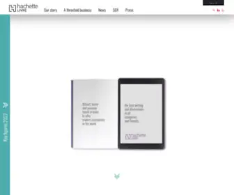 Hachette-Livre.fr(Groupe Hachette Livre) Screenshot