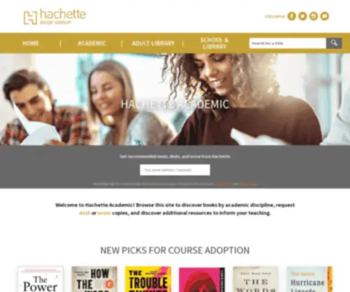 Hachetteacademic.com(Academic Home) Screenshot