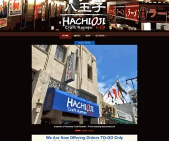 Hachiojiramen.com(Craft Ramen Restaurant in Little Tokyo) Screenshot