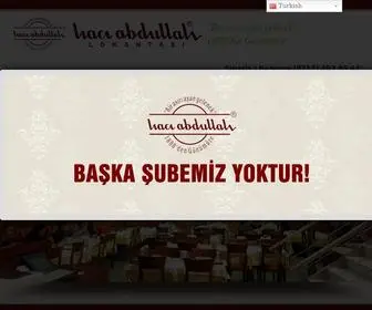 Haciabdullah.com.tr(Abdullah Lokantas) Screenshot