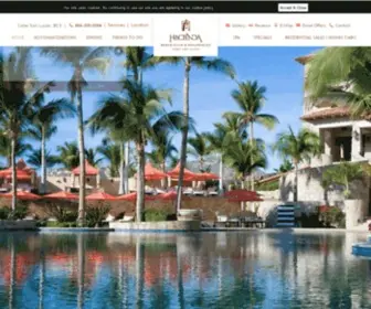 Haciendacaboresort.com(Hacienda Beach Club and Residences) Screenshot