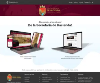 Haciendachiapas.gob.mx(Secretaría de Hacienda) Screenshot