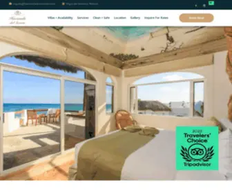 Haciendadelsecreto.com(Hacienda del Secreto Beachfront Vacation Rentals on Playa del Secreto Near Cancun and Playa del Carmen Mexico) Screenshot