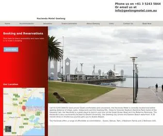 Haciendageelongmotel.com.au(Call 03 5243 5844 for best rates. Our motel) Screenshot