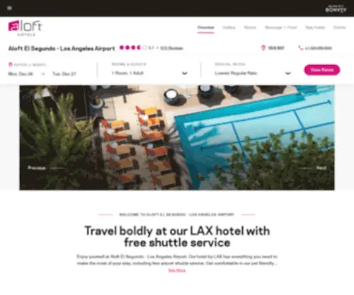 Haciendahotel.com(Hotels by LAX with Free Shuttle) Screenshot