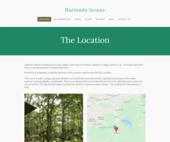 Haciendajacana.com(Hacienda Jacana) Screenshot