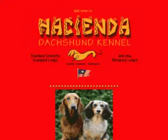 Haciendakennels.com(Malaysia's Top Dachshund breeder) Screenshot