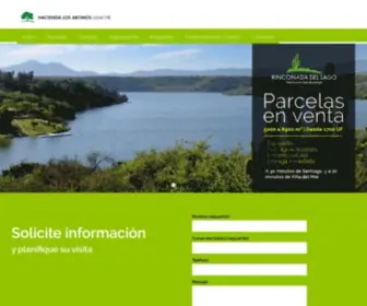 Haciendalosaromos.cl(Venta de parcelas en limache) Screenshot