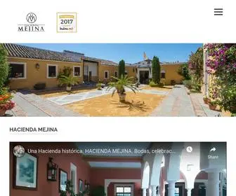 Haciendamejina.es(Hacienda Mejina) Screenshot