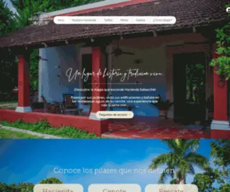 Haciendasabacche.com(Hacienda Sabacché) Screenshot