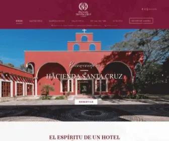 Haciendasantacruz.com(Hacienda Santa Cruz) Screenshot