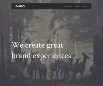 Haciendobando.com(Bando Creative Agency) Screenshot