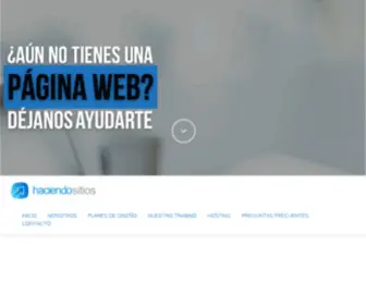 Haciendositios.com(Diseño de Páginas Web) Screenshot