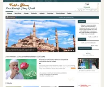 Hacimustafagunes.com(HacÄ± Mustafa GÃ¼neÅ Efendi Hazretleri) Screenshot
