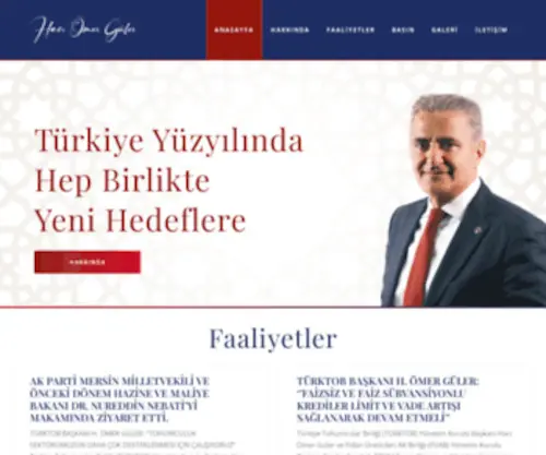 Haciomerguler.com.tr(Hacı Ömer Güler) Screenshot