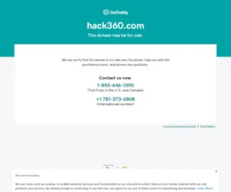 Hack360.com(Forsale Lander) Screenshot