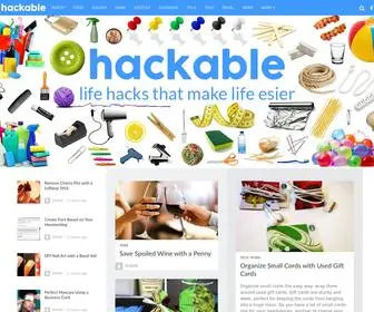 Hackable.com(Life Hacks) Screenshot