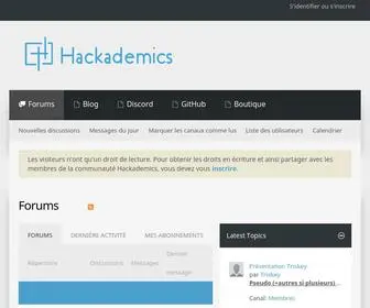 Hackademics.fr(Forums) Screenshot