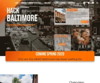 Hackbaltimore.io(Take an active role in our community) Screenshot