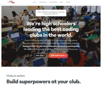 Hackclub.com(Hack Club) Screenshot