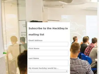 Hackday.io(Hackday) Screenshot