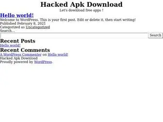 Hackedapkdownload.com(Let's download free apps) Screenshot