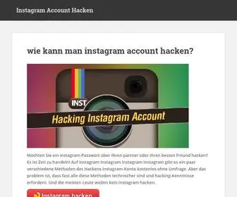 Hackeninstagram.com(Instagram account hacken) Screenshot