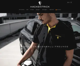 Hackentrick.com(Poloshirts für Fußballfreunde) Screenshot