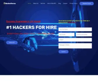 Hackerforces.com(#1 Hackers For Hire) Screenshot