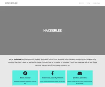 Hackerlee.com(hackerlee) Screenshot