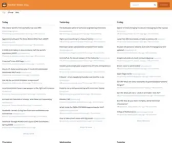 Hackernewsday.com(Hacker News Day) Screenshot